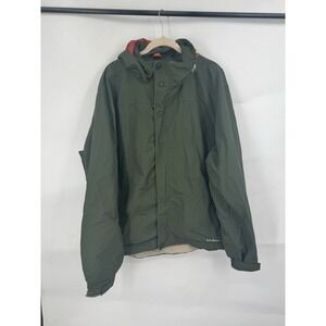 L.L Bean VTG The Weather Channel 3 In 1 Jacket Men XL Green Nylon Outdoor Hiking